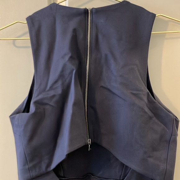 NWT Spanx Ponte Fitted Midi Dress Classic Navy Sz XS - Picture 7 of 9